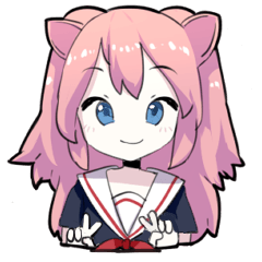 The cat girl stickers