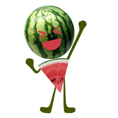 Sui-kun of watermelon smile & run life