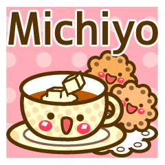 Use the stickers everyday "Michiyo"