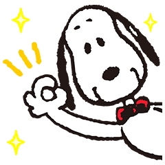 SNOOPY Pop-Up Stickers