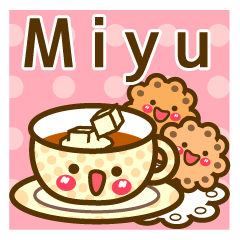 Use the stickers everyday "Miyu"