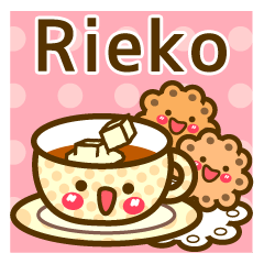 Use the stickers everyday "Rieko"