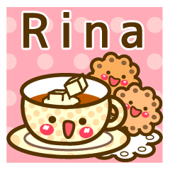 Use the stickers everyday "Rina"