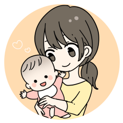 Mam and Baby sticker