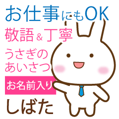 shibata,polite greetings Rabbit