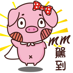 Coco Pig -Name stickers -mm