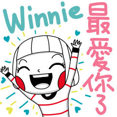Winnie's sticker