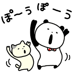 ぱんだとにゃんこ Line スタンプ Line Store