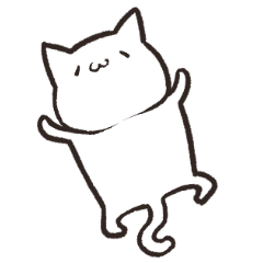 A loose honorific word of a white cat