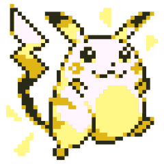 Pokemon Pixel Artwork And Sounds Line Stickers Line Store