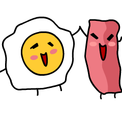 Bac and Eggy: Daily Breakfast Expression