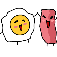 Bac and Eggy: Daily Breakfast Expression