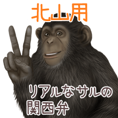 北山への送信用 サルの名字スタンプ - LINE スタンプ | LINE STORE