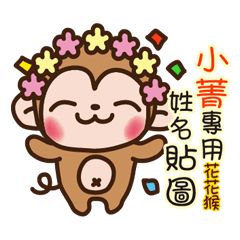 Twopebaby flower monkey 267