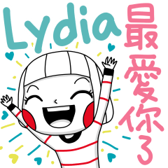 Lydia's sticker