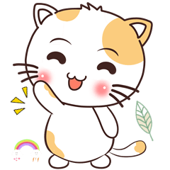 new Funny Stickers of Cat ChaChaMaRu 1