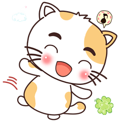 new Funny Stickers of Cat ChaChaMaRu 2