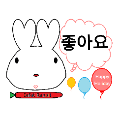 彩球小兔的韓語對話