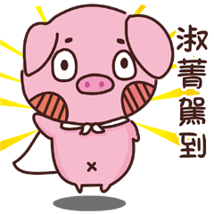 Coco Pig -Name stickers -SHU JING