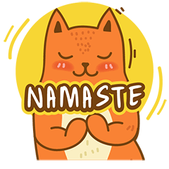 Namaste Cats - Yoga Gang