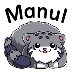 Sticker for The Pallas's cat (manul)
