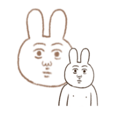 Absent-minded rabbit