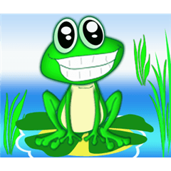 green frog expression