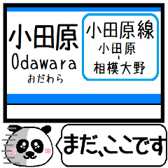 Inform station name of Odawara line8