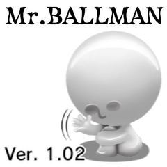 Mr.BALLMAN -cute and surreal Sticker-1
