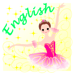 Cute Ballerina Vol 02 Ballet English Line Stickers Line Store