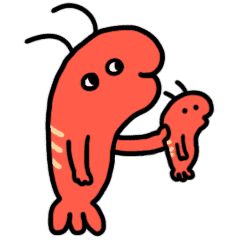 Moving Shrimp 2 Line Stickers Line Store