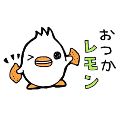Fancy Sticker of Korokoro bird