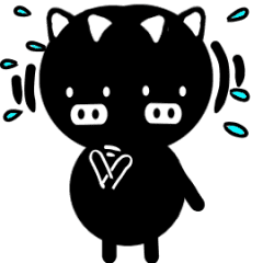 BLAPIG!! Lovely Black Pig!!