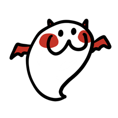 baby ghost sticker