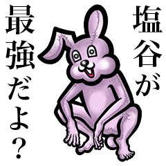 Pink bunny sticker! Shioya Shiotani