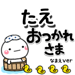 無難な【たえ】専用のしろまるデカ文字