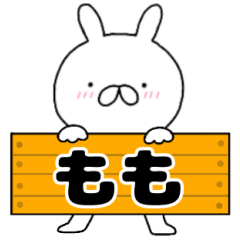 A dedicated name rabbit Momo