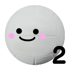 Object stamp-Volleyball Second