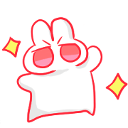 Sticker of rabbit universe 2