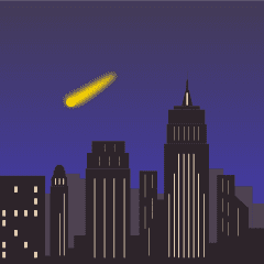 星に願いを 流れ星のプレゼント Line スタンプ Line Store 星に願いを 流れ星のプレゼント Line スタンプ Line Store