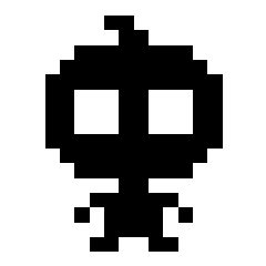 Alien of the pixelart