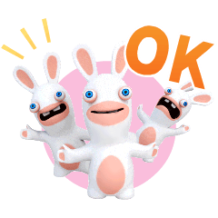 Rabbids Animation Official sticker