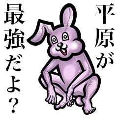 Pink bunny sticker! Hirahara Hirabara