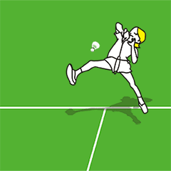 Badminton / Image training (girl)