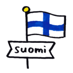 日常で使えるフィンランド語スタンプ