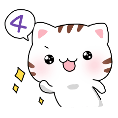 Yuruyuru cat Sticker4
