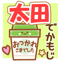 oota MAINICHI NAME STICKER