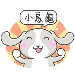 潔西女孩-兔言兔語-【小烏龜】☆姓名貼圖☆