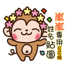 Twopebaby flower monkey 937