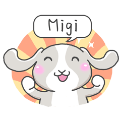 潔西女孩-兔言兔語-【Migi】-☆姓名貼圖☆